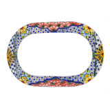 Puntos - small colored mirror frame - Talavera