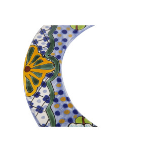 Puntos - small colored mirror frame - Talavera