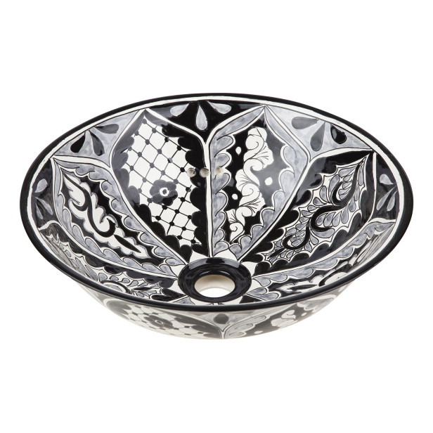Atalaya - Black talavera sink