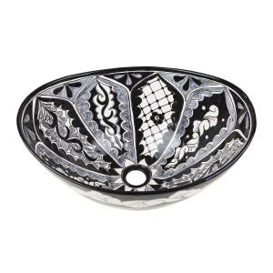 Atalaya - Mexican black and white sink