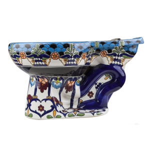 Mexican Talavera Toilet 