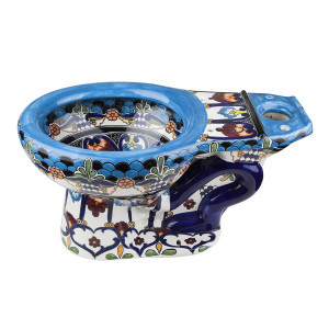 Mexican Talavera Toilet 