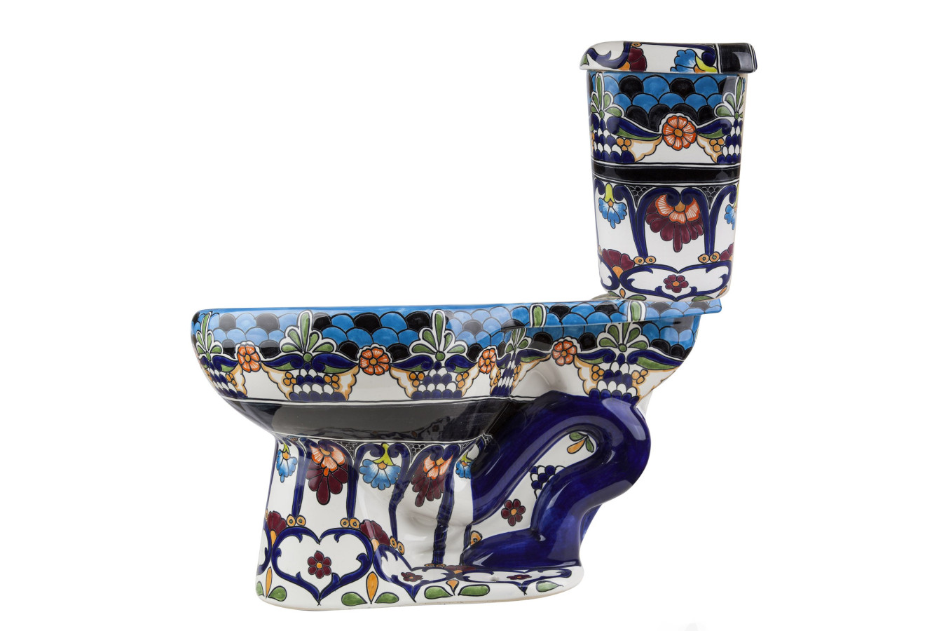 Mexican Talavera Toilet 