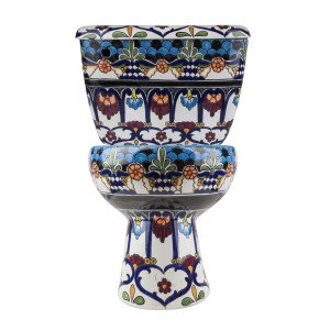 Mexican Talavera Toilet 