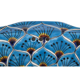 Azura - sink decorated with technique Talavera 