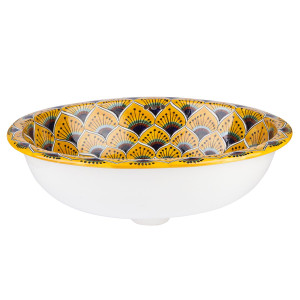 Leya - Orange Mexican sink