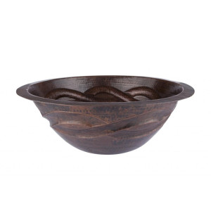 Gracia -  round copper sink from Mexico
