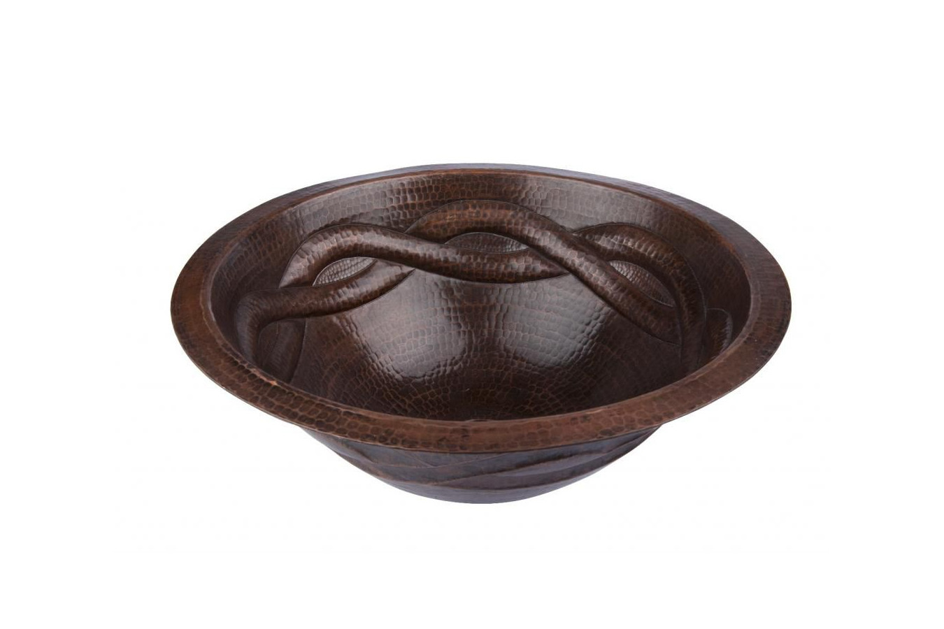 Gracia -  round copper sink from Mexico
