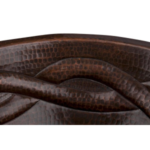 Gracia -  round copper sink from Mexico