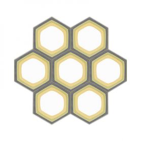 Zen - hexagon cement tiles for wall
