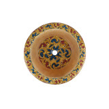 Antico - round ceramic sink from Italy