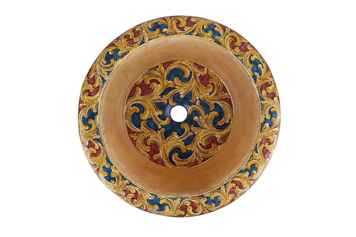 Antico - round ceramic sink from Italy