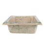 Terra - A square ceramic sink from Italy