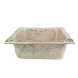 Terra - A square ceramic sink from Italy