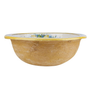 Okrągłe umywalki ceramiczne z Włoch
