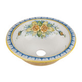 Okrągłe umywalki ceramiczne z Włoch