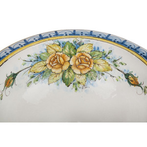 Okrągłe umywalki ceramiczne z Włoch