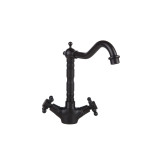 Bianca  - black brass retro wash basin mixer