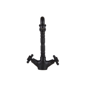 Bianca  - black brass retro wash basin mixer