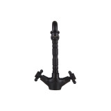 Bianca  - black brass retro wash basin mixer