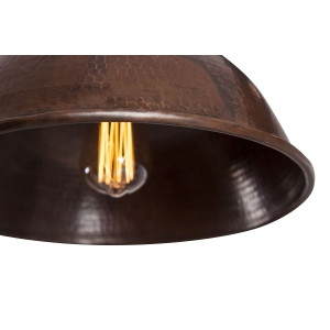 Nuez - hand made lamp from Mexico - pure copper