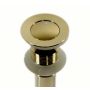 Eros - gold click-clack plug with overflow