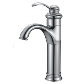 Roccocino - silver washbasin faucet