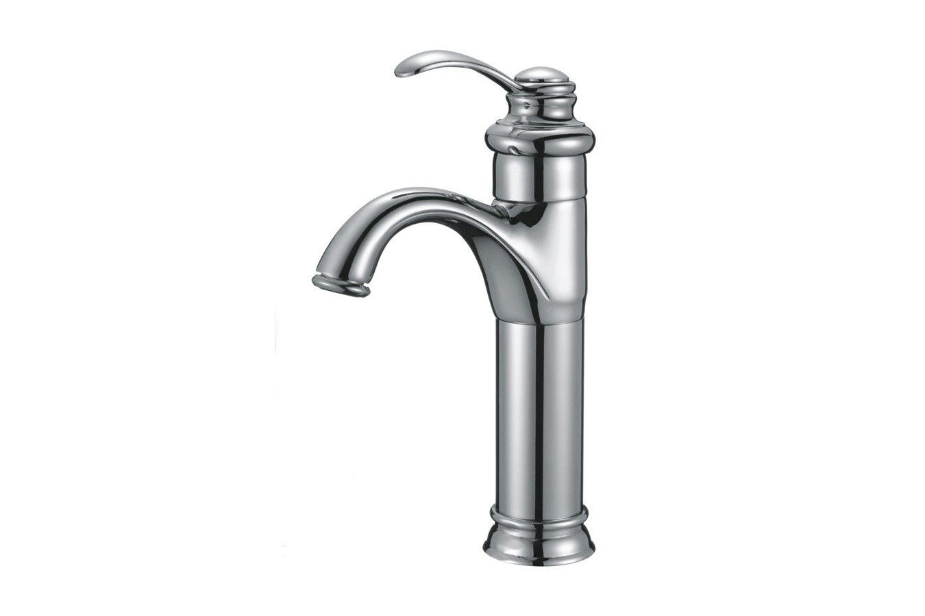 Roccocino - silver washbasin faucet