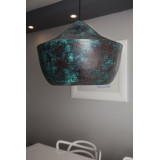 Ciruela - patinated lamp from Mexico - pure copper
