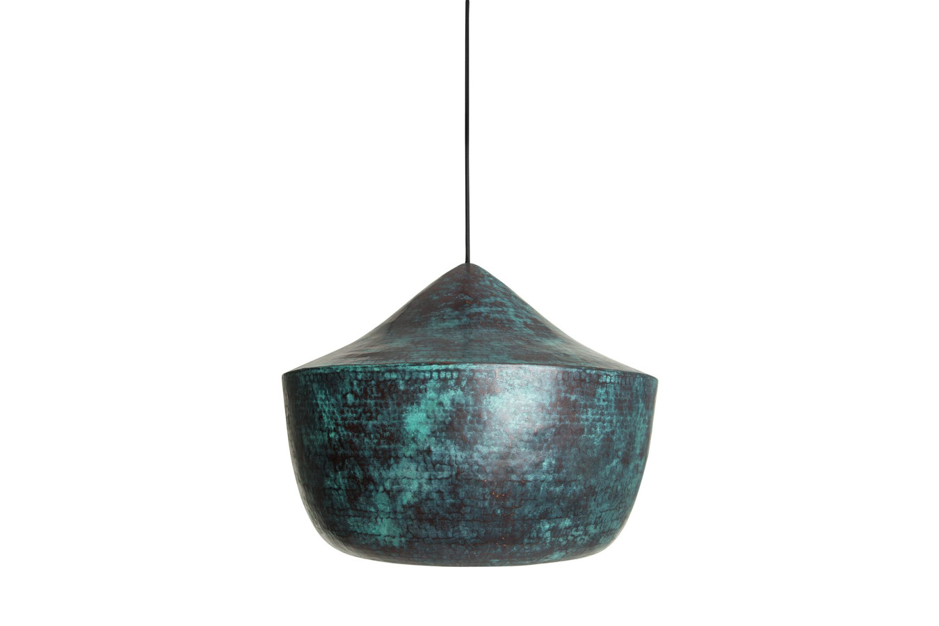 Ciruela - patinated lamp from Mexico - pure copper
