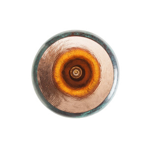 Ciruela - patinated lamp from Mexico - pure copper