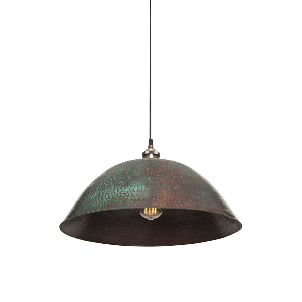 Roble - patinated Mexican lamp - pure copper