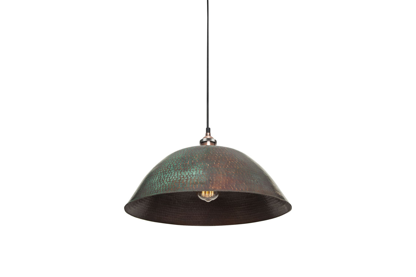 Roble - patinated Mexican lamp - pure copper