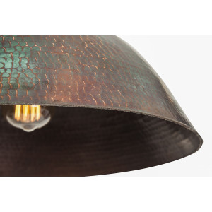 Roble - patinated Mexican lamp - pure copper