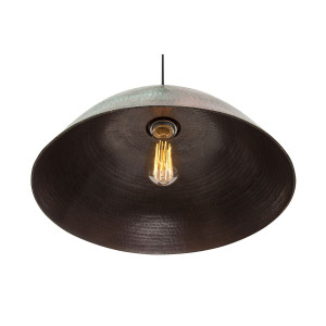 Roble - patinated Mexican lamp - pure copper