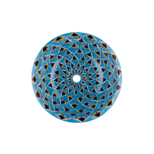Aqua Azul - round countersink from Mexico