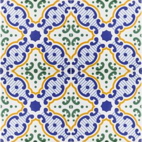 Rima - Tunisian wall tiles 20x20 cm, 12 tiles in set (0,5 m2)