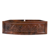 Tadeo  - Double kitchen copper sink from Mexico