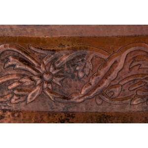 Tadeo  - Double kitchen copper sink from Mexico