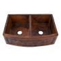 Tadeo  - Double kitchen copper sink from Mexico