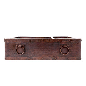 Adelmo - Double kitchen copper sink