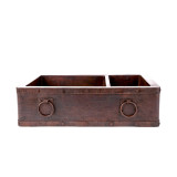 Adelmo - Double kitchen copper sink