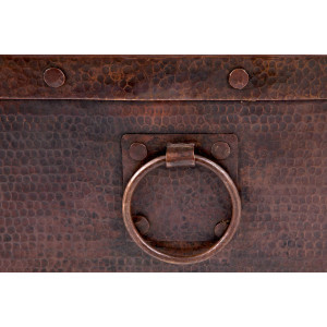 Adelmo - Double kitchen copper sink