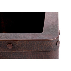 Adelmo - Double kitchen copper sink