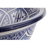 Zanya - Kolorowa umywalka ceramiczna z Maroka