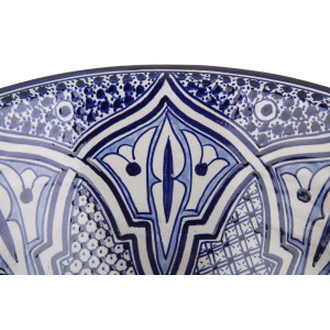 Zanya - Kolorowa umywalka ceramiczna z Maroka
