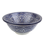Zanya - Kolorowa umywalka ceramiczna z Maroka