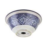 Zanya - Kolorowa umywalka ceramiczna z Maroka