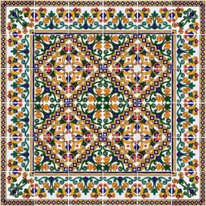 Rabia Border - ceramic wall tile - 1 pc.