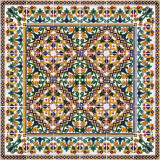Rabia Border - ceramic wall tile - 1 pc.